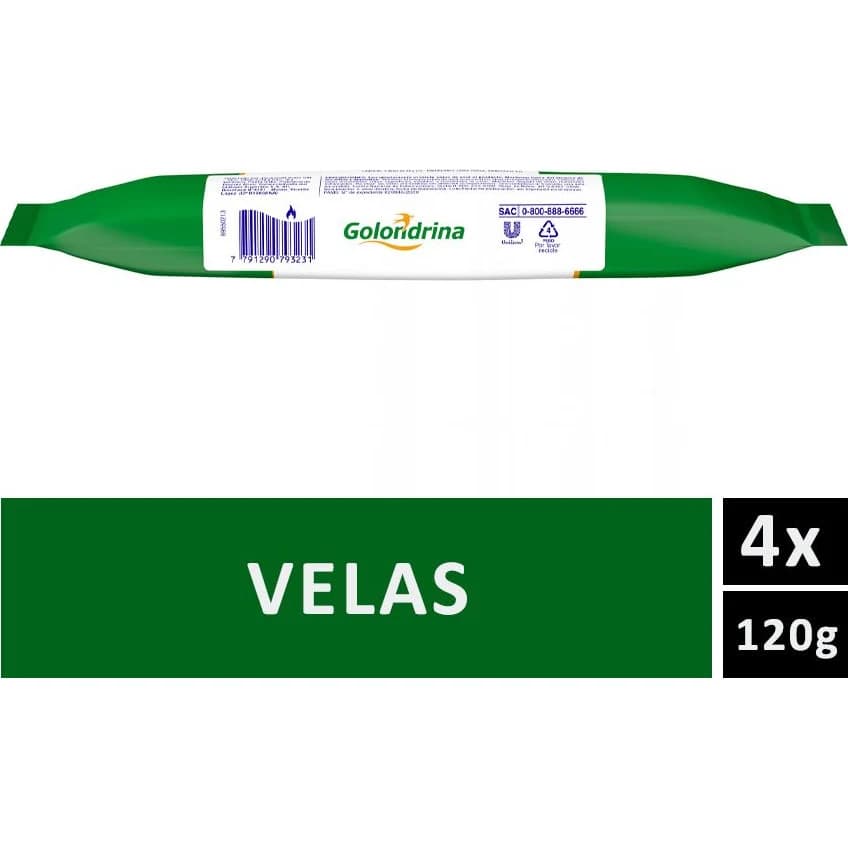 Vela Golondrina 25x120 g