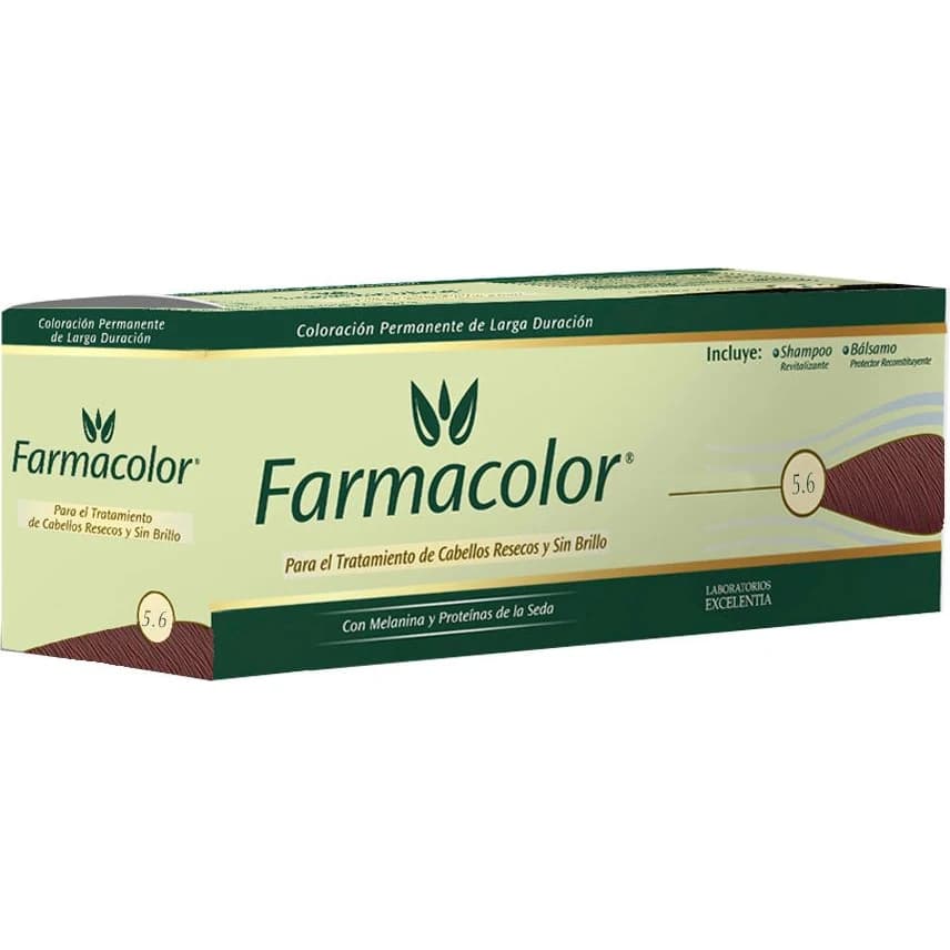 Tintura Capilar Farmacolor Individual Tono 5.6 Castaño Claro Rojizo