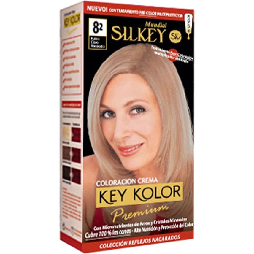 Tintura Capilar Silkey Key Color Premium Tono 8.2