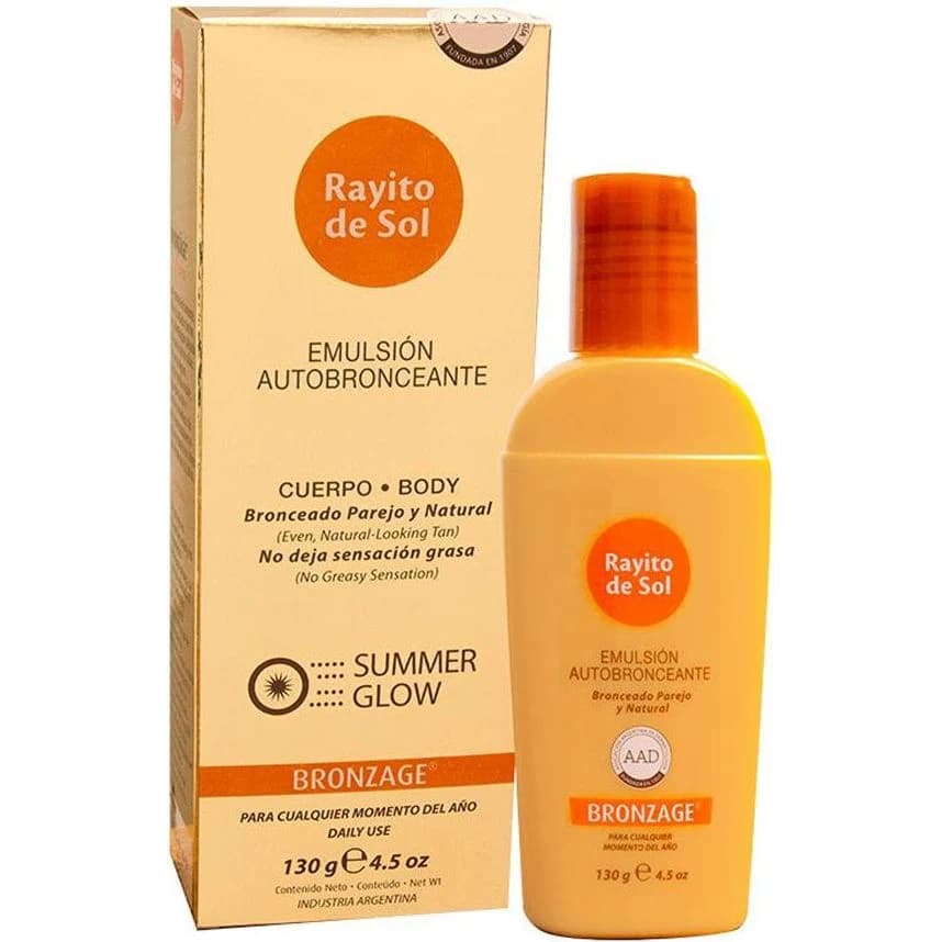 Emulsión Autobronceante Rayito de Sol 130 ml