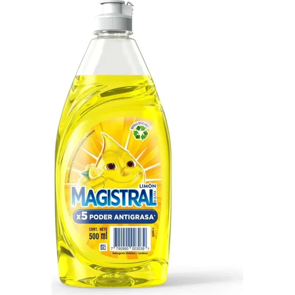 Detergente Magistral Ultra Limón 500 ml