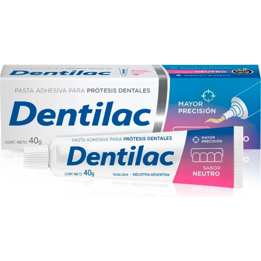 Crema Fijadora para Prótesis Dental Dentilac Control Neutro 40 g