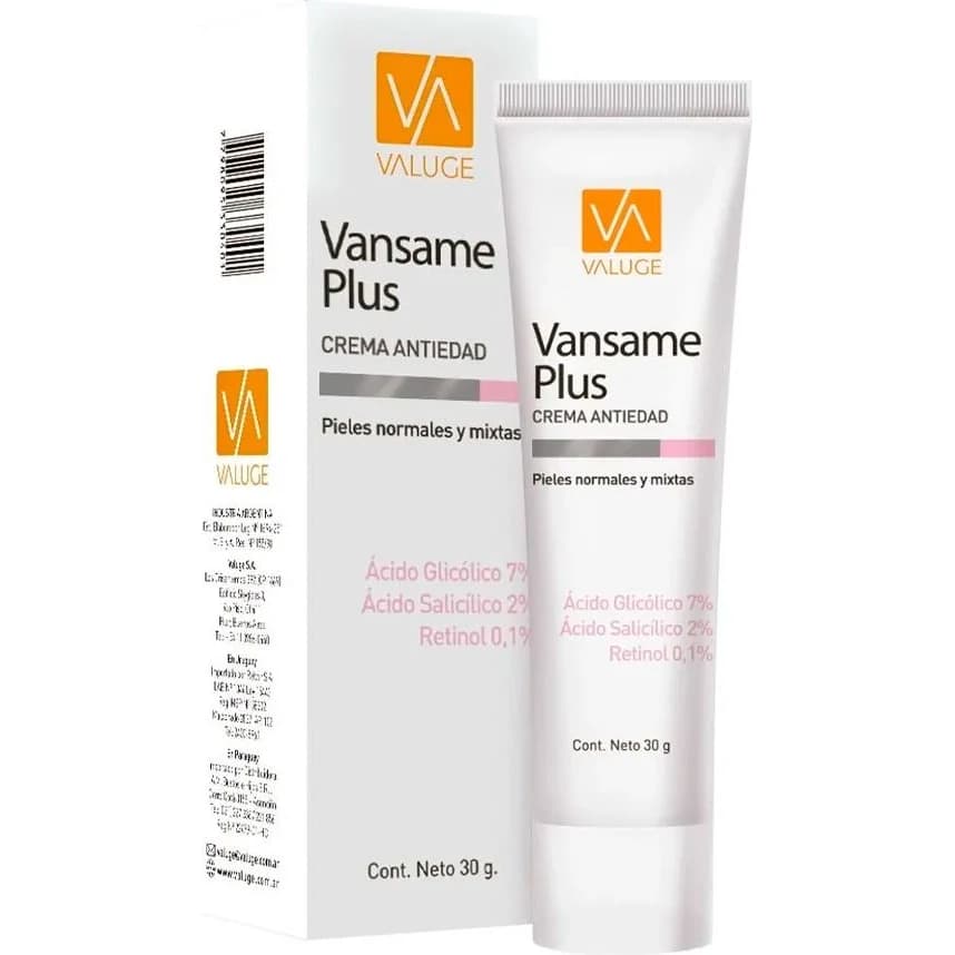 Crema Hidratante Nutritiva Vansame Plus 30 g