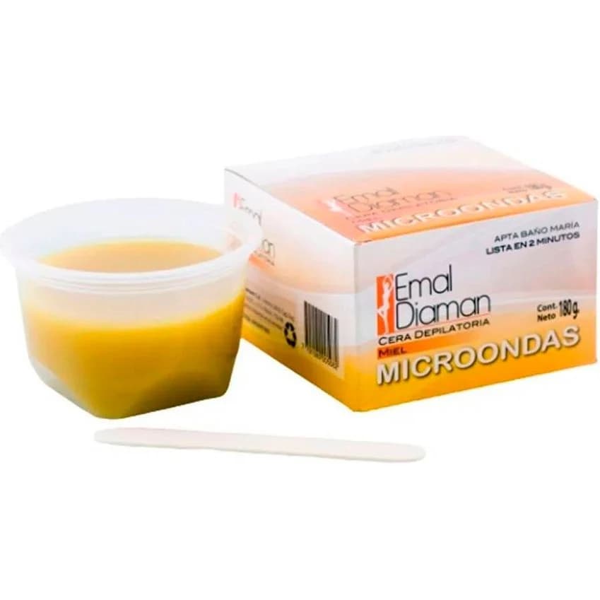 Cera Depilatoria Emal Diamant para Microondas Miel