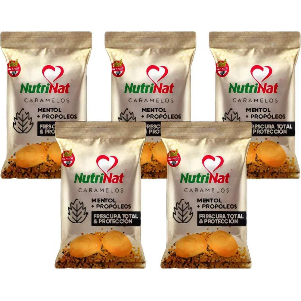 Nutrinat Gold Caramelos Menta y Propóleo x 10