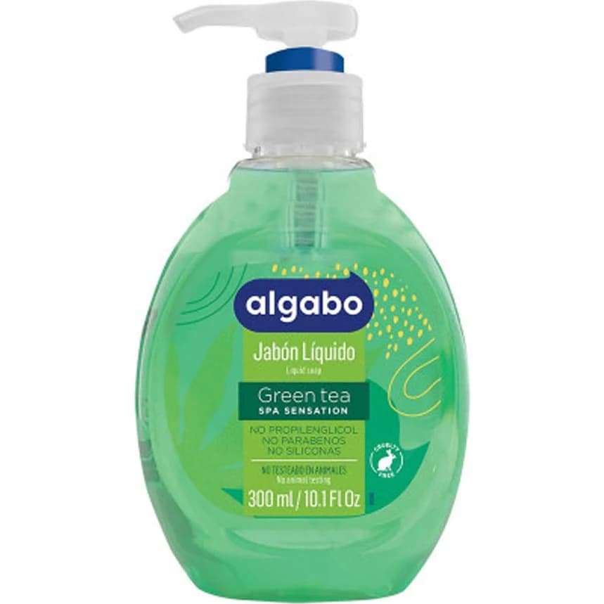 Jabón Líquido Algabo Green con Válvula 300 ml