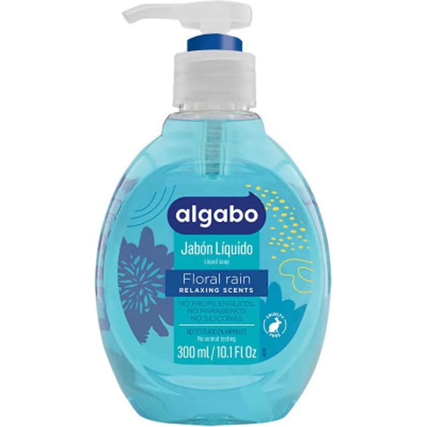 Jabón Líquido Algabo Floral Rain 300 ml