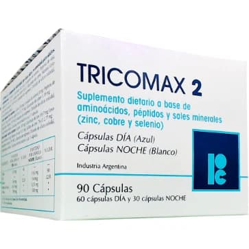Tricomax 2 Cassara Cápsulas x 90