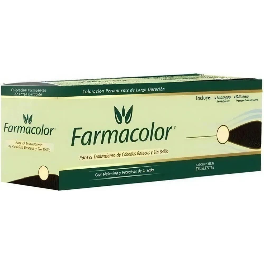 Tintura Capilar Farmacolor Tono 6.1 Rubio Oscuro Ceniza