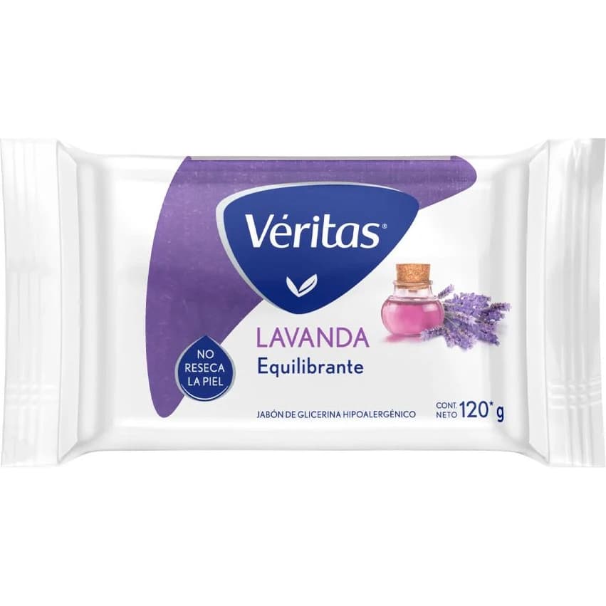 Jabón de Glicerina Veritas Lavanda 120 g