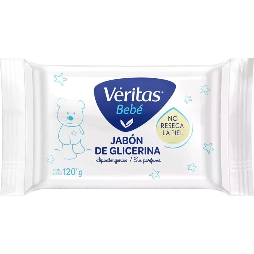 Jabón en Barra Veritas Bebé Glicerina 120 g