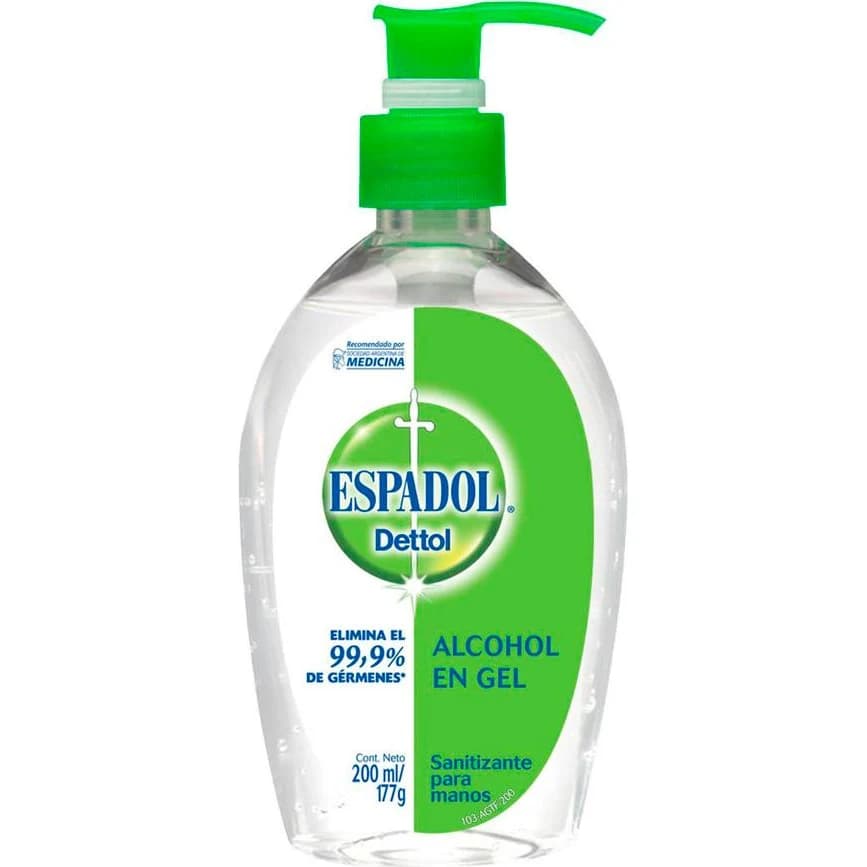Alcohol en Gel Espadol 200 ml