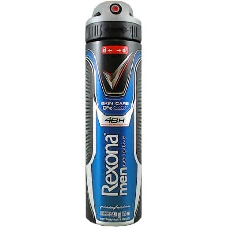 Antitranspirante Aerosol Rexona Men Sensitive 89 g