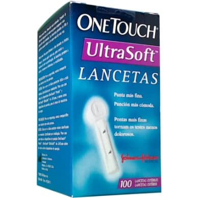 Lancetas OneTouch UltraSoft x 100 unidades