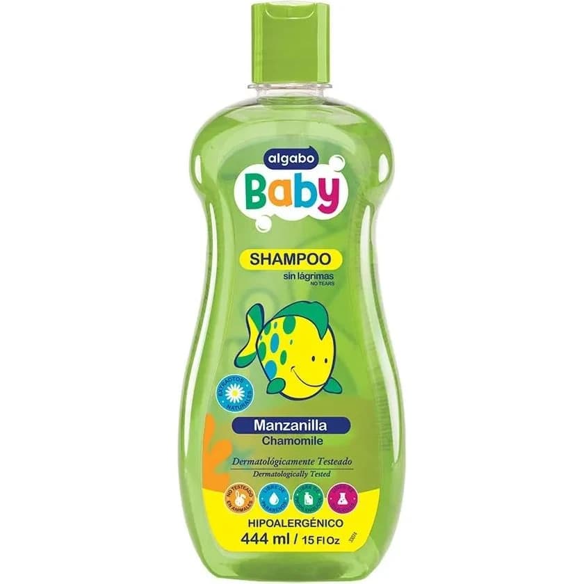 Shampoo para Bebés Algabo Baby Extra Suave Manzanilla 444 ml
