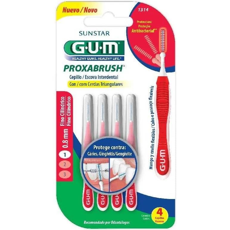Cepillos Interdentales Gum Travel 1314 x 4