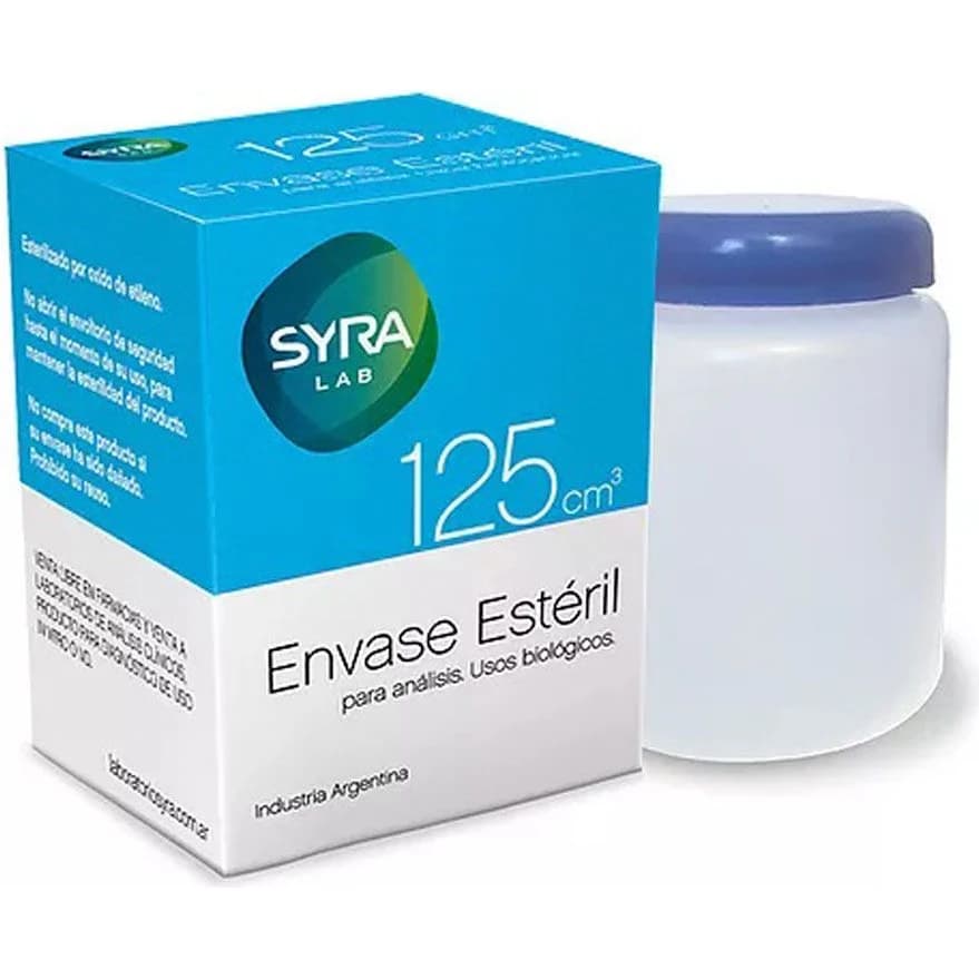 Recipiente Estéril Syra 125 ml