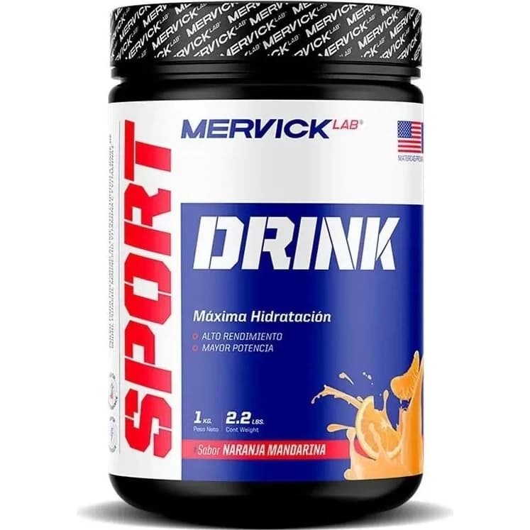 Suplemento Sport Drink Mervick Naranja/Mix 1 kg