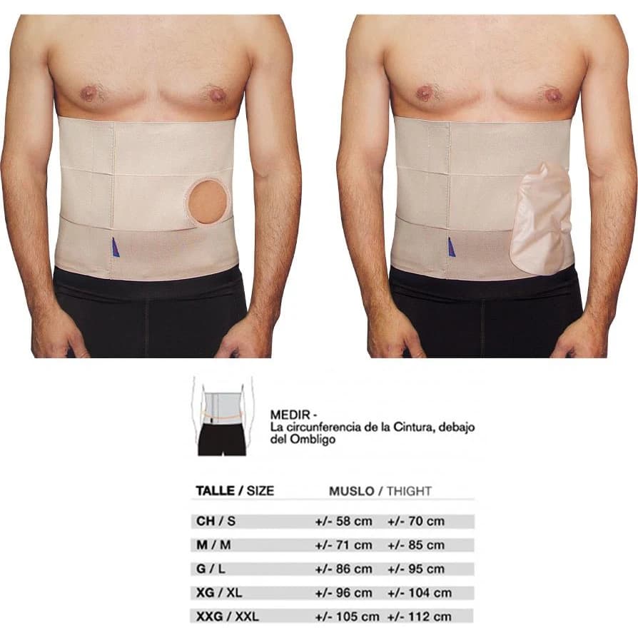 Faja Ortopédica para Ostomía 24 cm Talle 2