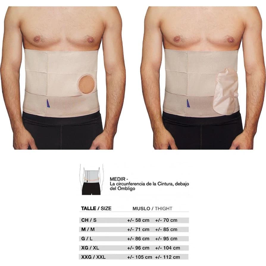 Faja Ortopédica para Ostomía 24 cm Talle 4