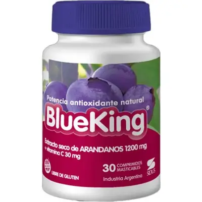 Blueking Comprimidos Masticables Frasco x 30