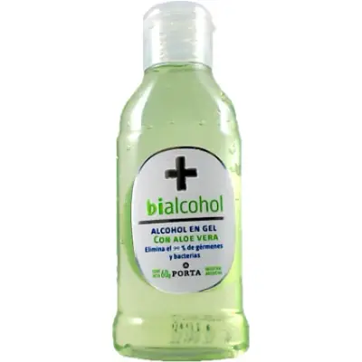 Alcohol en Gel Bialcohol con Aloe Vera 60 ml