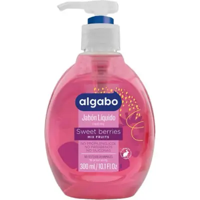 Jabón Líquido Algabo Frutos del Bosque 300 ml
