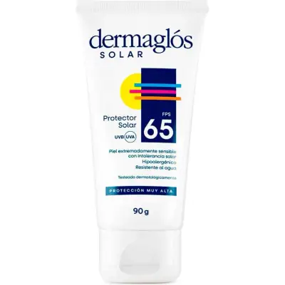 Protector Solar Dermaglós FPS 65 Crema 90 g