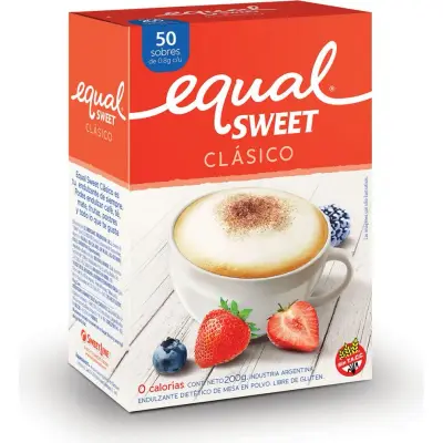 Edulcorante Equalsweet en Sobres x 50