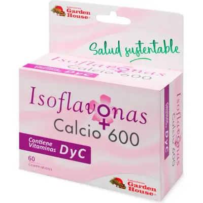 Garden House Isoflavonas de Soja + Calcio x 60 Comprimidos