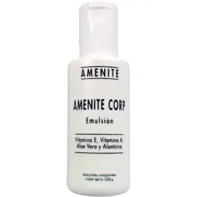 Emulsión Corporal Amenite Vit. A y E Humectación Nutrición 120 g