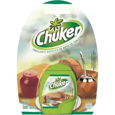 Edulcorante Chuker en Comprimidos x 300