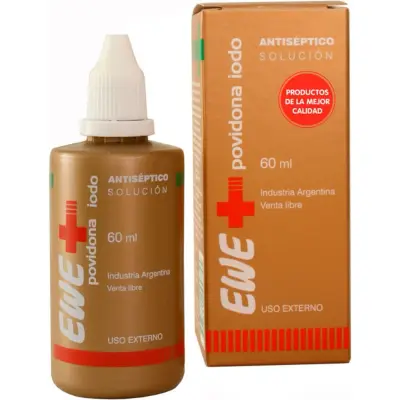Iodo Povidona 10% Antiséptico Ewe 60 ml