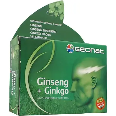 Geonat Ginseng + Ginkgo x 40 Comprimidos