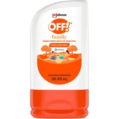 Repelente de Insectos OFF! Family Crema x 60 g