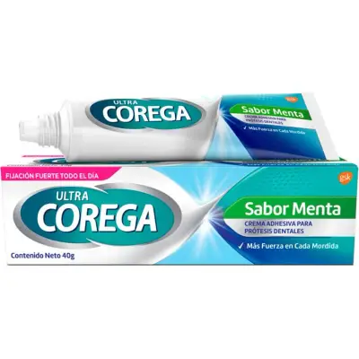 Crema Adhesiva Ultra Corega Menta 40 g