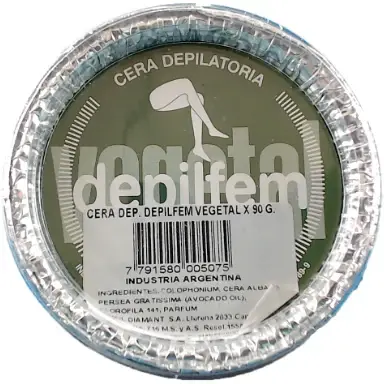 Cera Depilatoria Depilfem Vegetal x 90 g