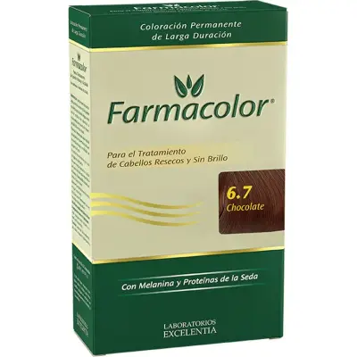 Tintura Capilar Farmacolor Kit Tono 6.7 Chocolate