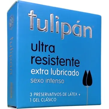 Preservativos Tulipán Ultra Resistente x 3