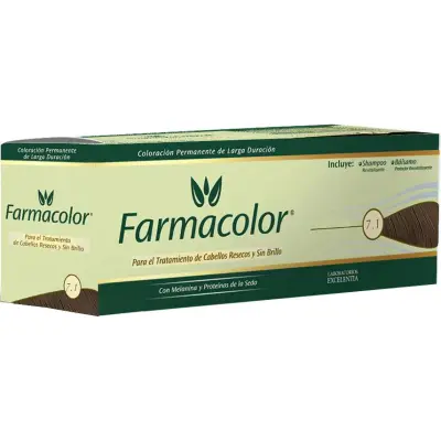 Tintura Capilar Farmacolor Individual Tono 7.1 Rubio Ceniza
