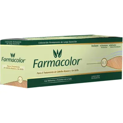 Tintura Capilar Farmacolor Individual Tono 8.3 Rubio Claro Dorado