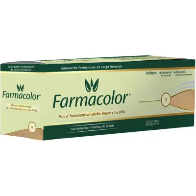 Tintura Capilar Farmacolor Individual Tono 9 Rubio Muy Claro