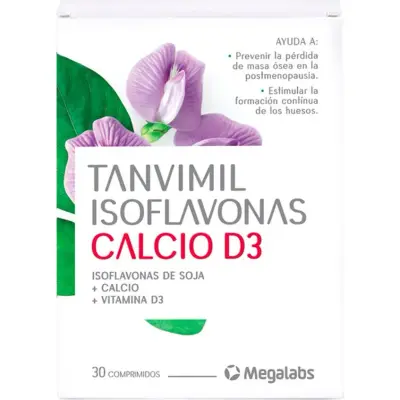 Tanvimil Isoflavonas con Calcio y Vitamina D3 x 30 Comprimidos