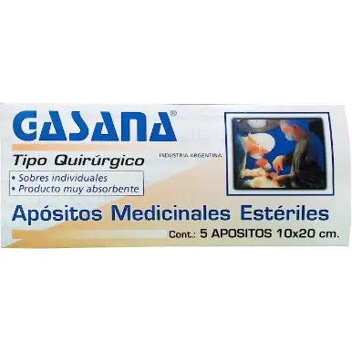 Apósito Quirúrgico Gasana 10x20 cm