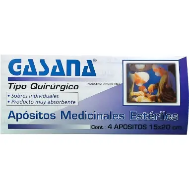 Apósito Quirúrgico Gasana 15 x 20 cm