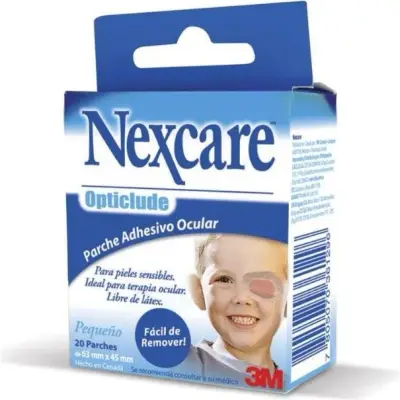 Parches Oculares Nexcare Opticlude Pediátrico x 20