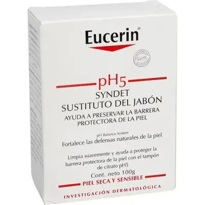 Pan de Limpieza Eucerin pH5 Syndet Barra 100 g