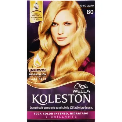 Tintura Capilar Koleston Kit Tono 80 Rubio Claro