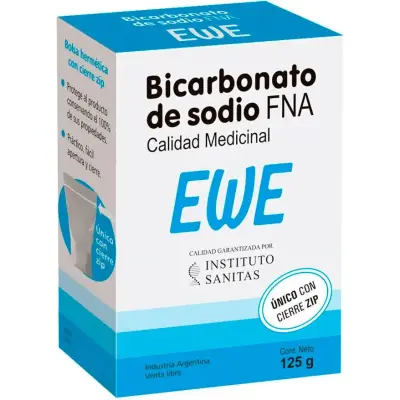 Bicarbonato de Sodio Ewe Estéril 125 g