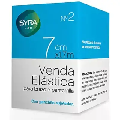 Venda Elástica Syra N° 2 para Brazo/Pantorrilla